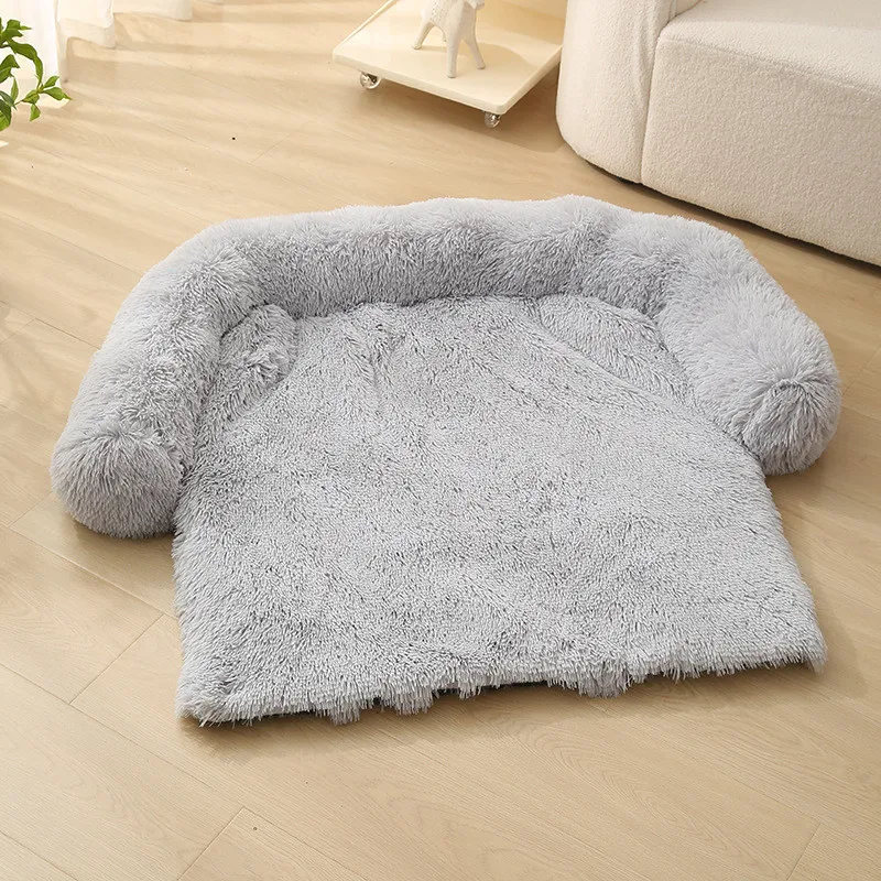 

Large Dogs Sofa Bed Pet Dog Bed Sofa For Dog Pet Calming Bed Warm Nest Washable Soft Furniture Protector Mat Cat Blanket