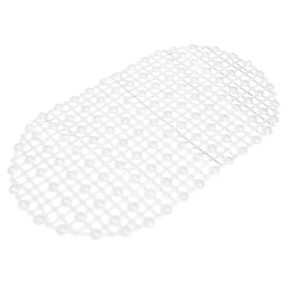 

PVC Strong Non Slip Bathroom Bath Floor Shower Tub Mat Massage Pad Suction Cup white