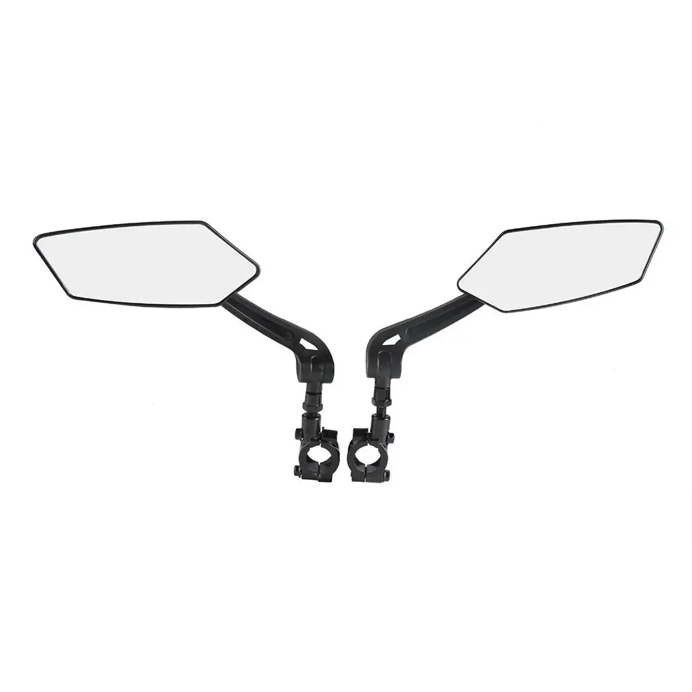 

ABS Bicycle Rear View Mirror Extra Large 2 Pieces 360 Degree Rear View Mirrors For Bicycle Ebike Mountain Bike MTB Left + Right
