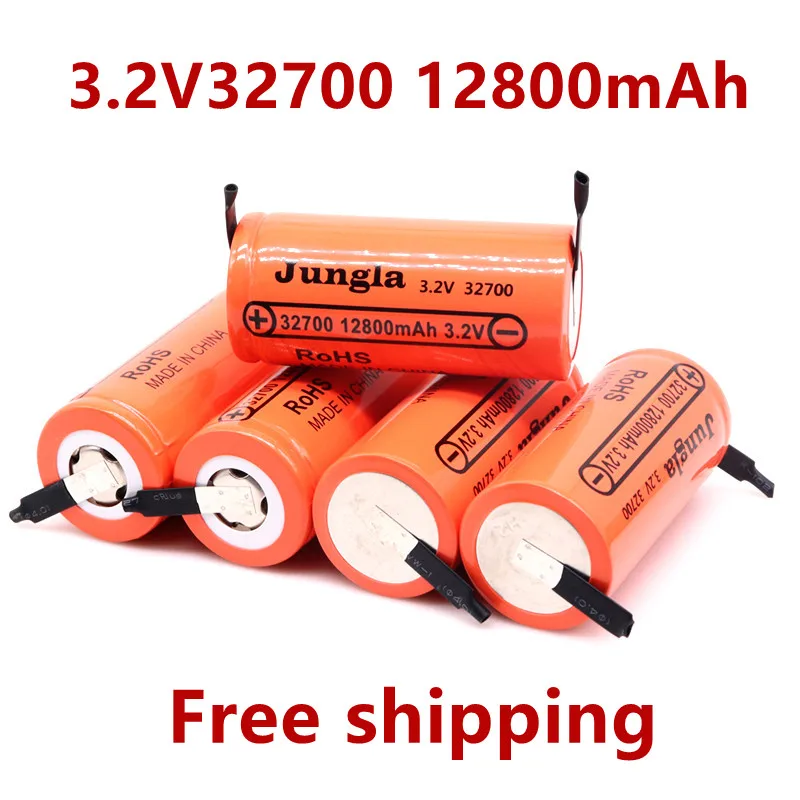 

2021high Capacity 3.2V 32700 12800mAh LiFePO4 Battery 12.8Ah 50A Continuous Discharge Maximum High Power Battery+Nickel Sheets