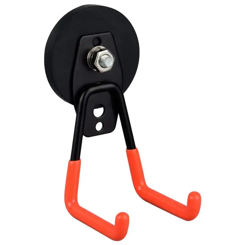

Heavy Duty Metal Magnetic Hook Garage Organizer Wall Mount Anti-slip Bicycle Hanger Hooks Storage Hook For Ladders Garden Tool