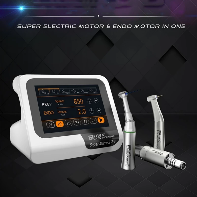 6-Скоростной программный стоматологический электродвигатель клинический