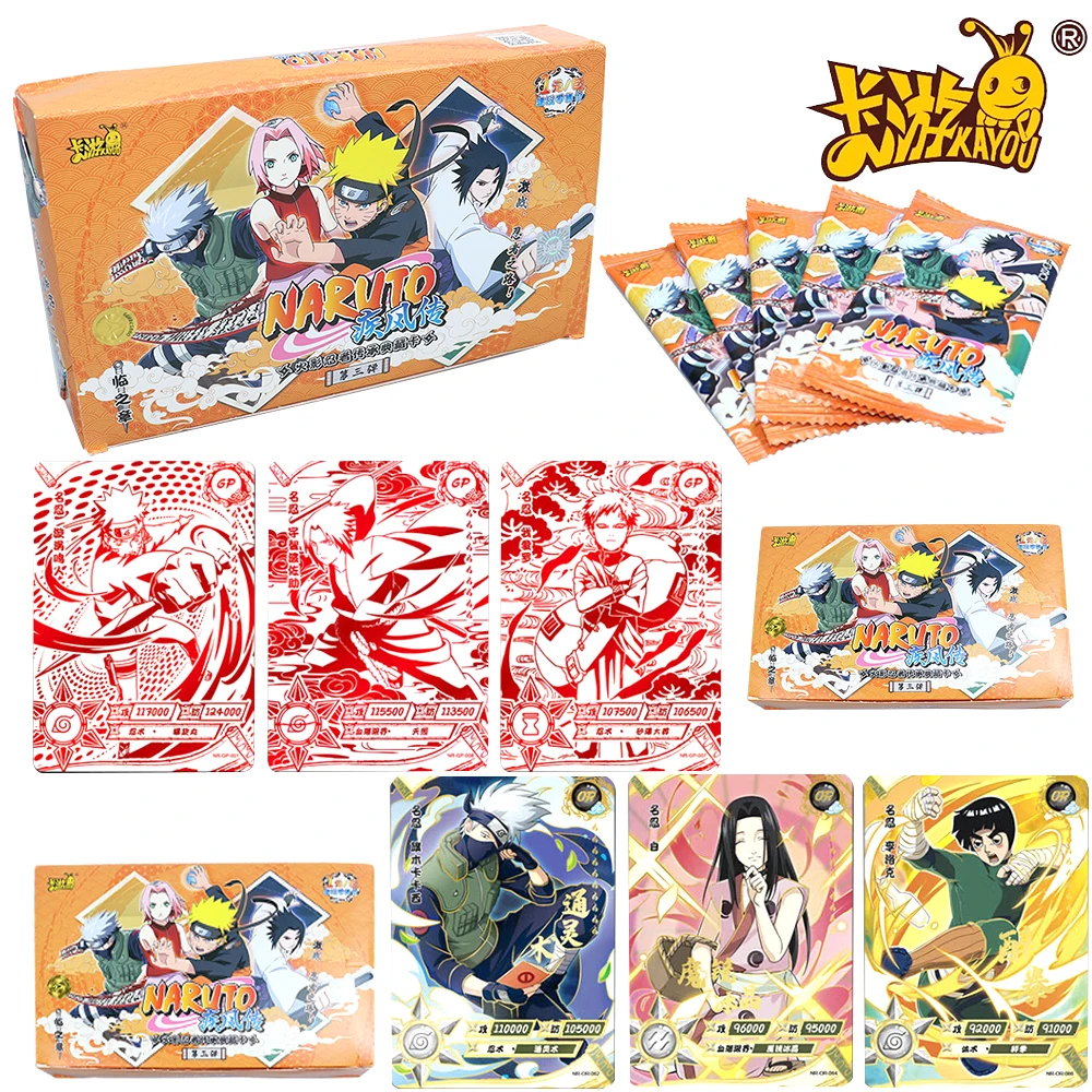

Original Kayou Naruto Cards Anime Box Chapter Of Advent Rare Uzumaki Naruto Sasuke Itachi Hero Game Collection Bronzing Card Toy