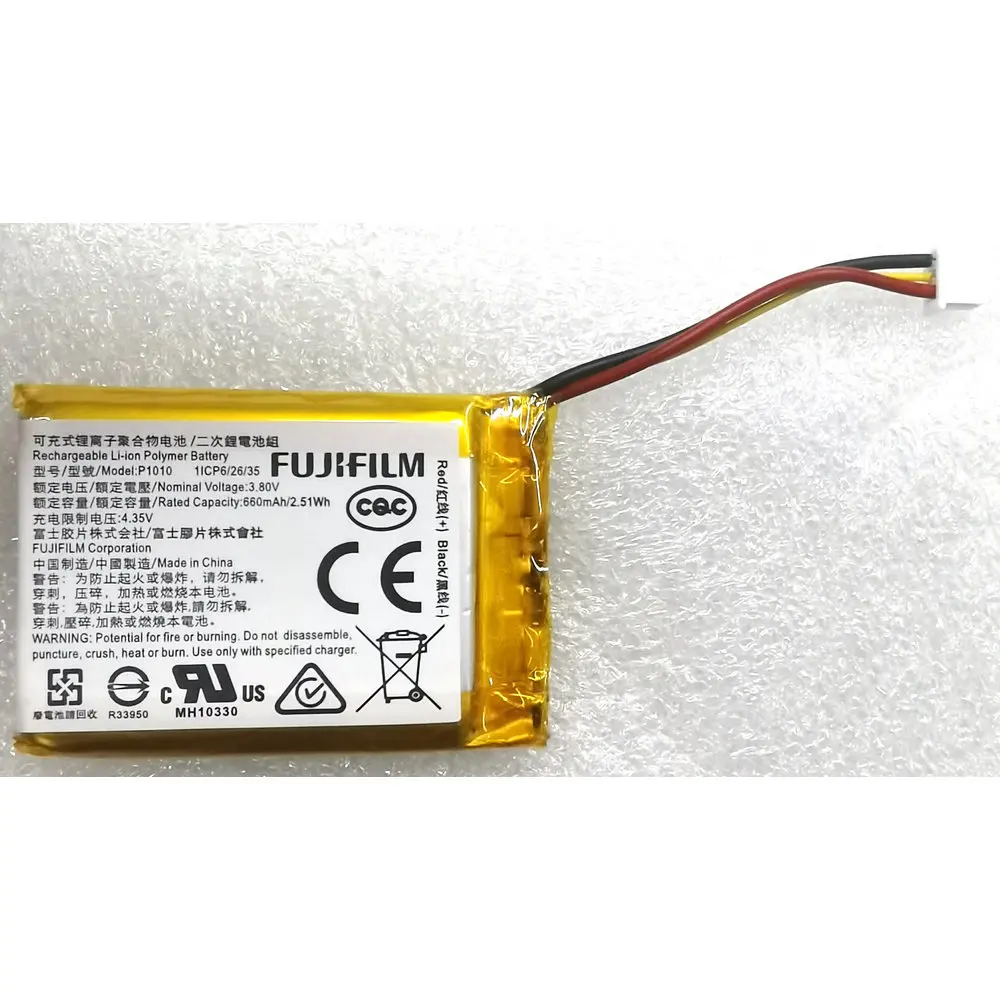 3,80 V 660mAh/2.51Wh оригинальный FUJIFILM P1010 сменный аккумулятор