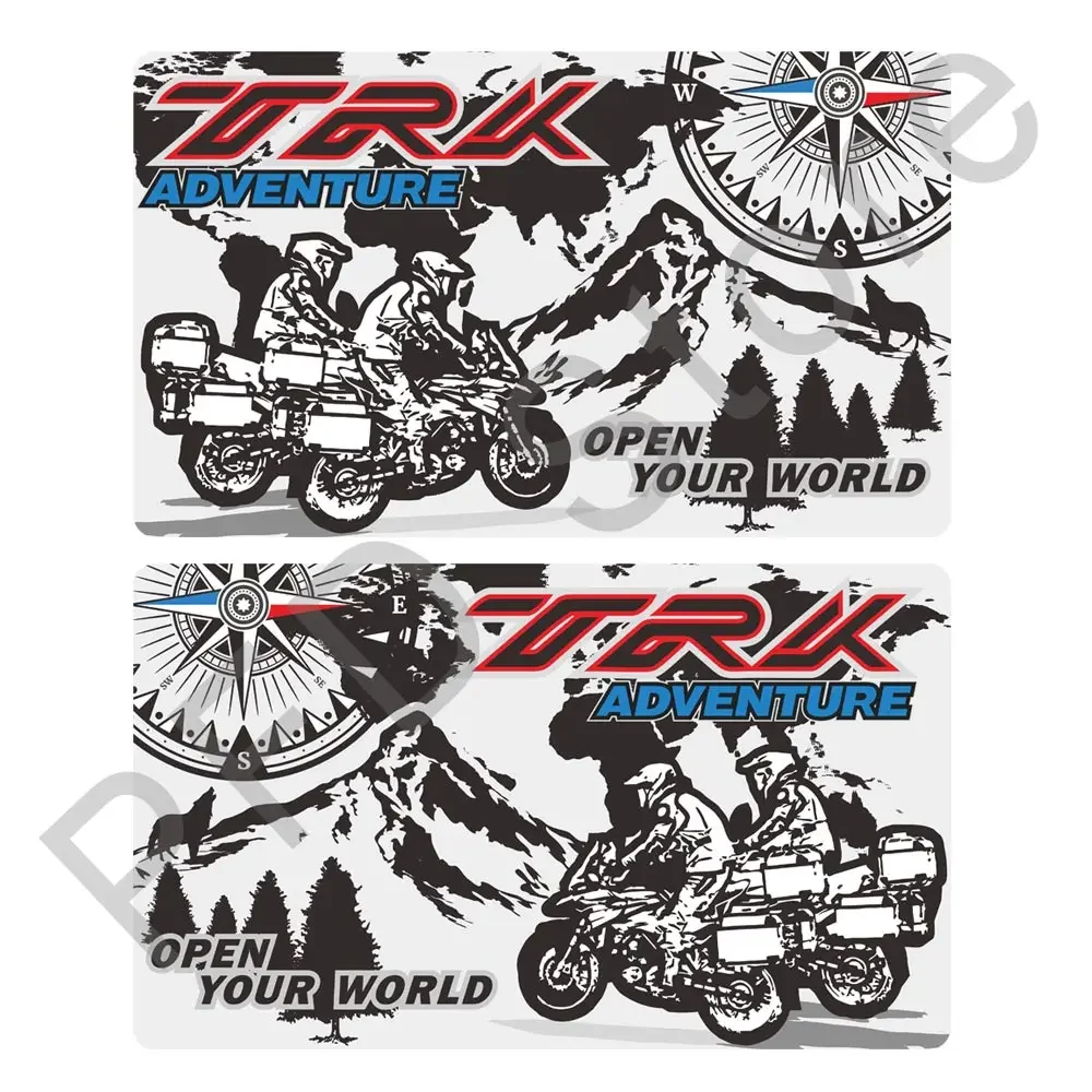 Motorcycle Stickers Decals Tail Top Side Box Cases Panniers Luggage Aluminium For Benelli TRK502 TRK 502 X TRK521 ADV Adventure