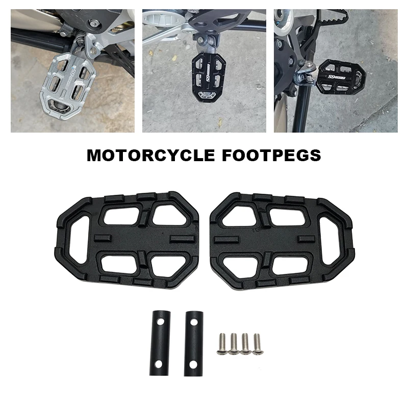 

For BMW R1200GS R1250GS LC ADV S1000XR F750GS F850GS G310GS R Nine T Motorcycle Rest Footpegs Foot Peg Pedal Footrest Extension