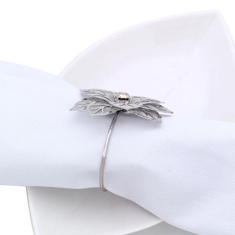 6 упаковок колец для салфеток золотые кольца пряжки украшения стола свадьбы