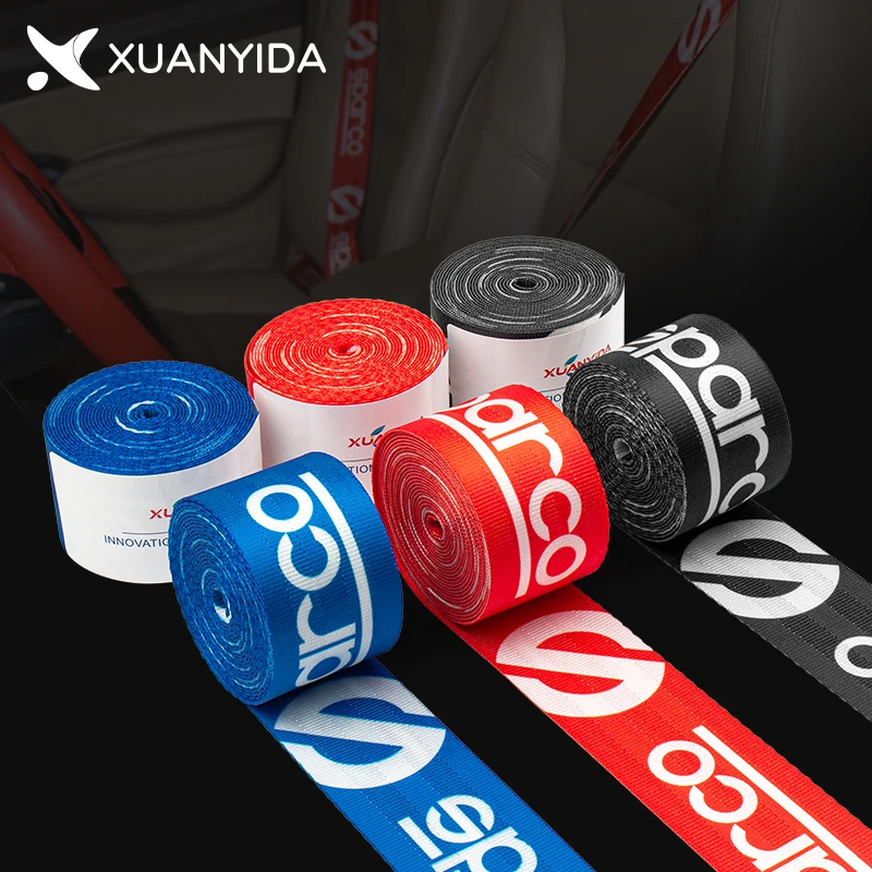 

High Quality 3.6M Car Seat Belt Webbing Universal Car Personalized Modification Seat Belt Webbing Car Accessories