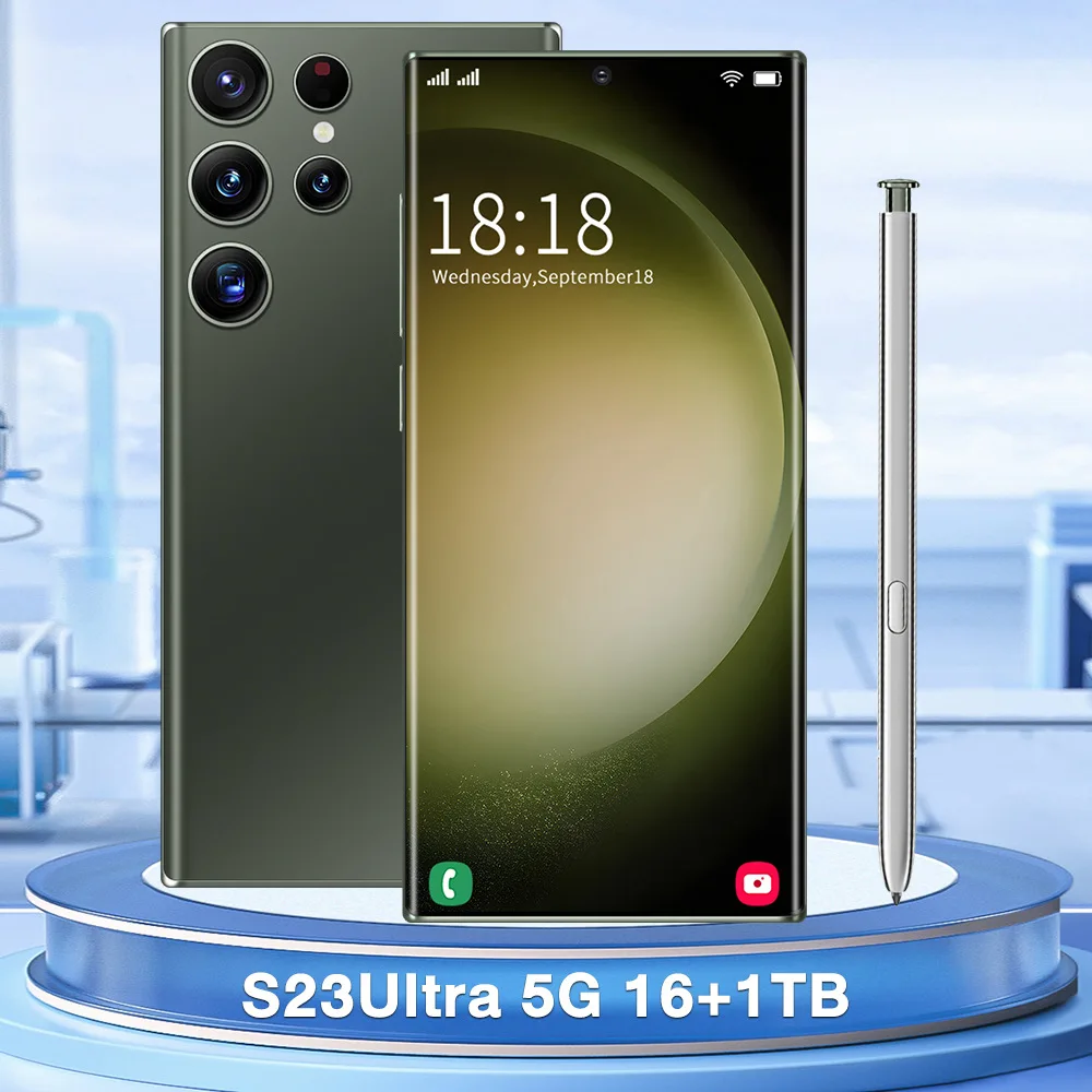 

Смартфон S23Ultra5G, экран 6,7 дюйма, Android 2 + 16, 1:1