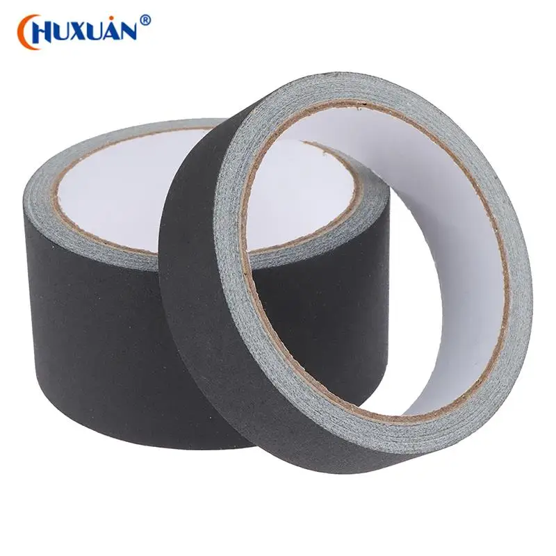 

Black Tape No Residue Non-Reflective Easy Tear Book Repair Bookbinding Tape Matte Gaff Stage Cloth Tape For Photography