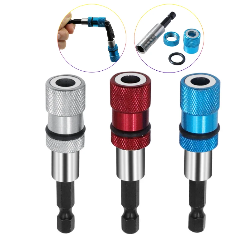 

6,35 мм 1/4" магнитная шестигранная ручка с квадратной головкой, стержень с рукавом, ветровой стержень с электрическим соединением, конверсион...