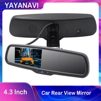 4 3 inch full hd 1080p car dvr camera auto rearview mirror digital video recorder registratory camcorder