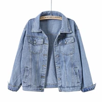 jeans jacket women 2022 new spring coat oversize vintage loose denim jacket outerwear autumn chic ladies jackets big size s 5xl