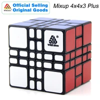 witeden mixup 4x4x3 plus magic cube 443 cubo magico professional neo speed cube puzzle antistress toys for children