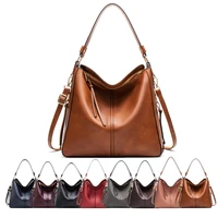 womens handbag female single shoulder bag vintage oil wax leather large capacity casual bag high quality