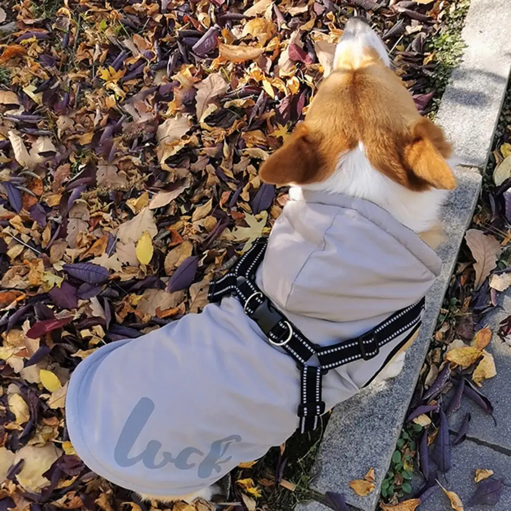 

Fashion Dog Clothes Sleeveless Windproof Pet Dog Fleece Lined Vest Outerwear Clothes Warm Pet Waistcoat for Outdoor