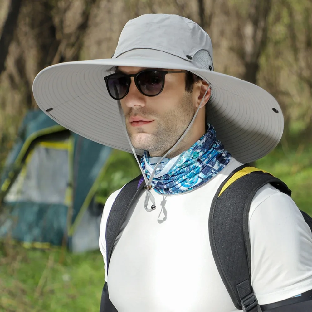 Съемная Водонепроницаемая шляпа в виде ведра для мужчин летняя Солнцезащитная с