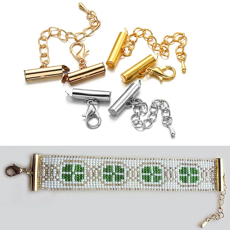 

5 шт./партия, застежки-карабины для браслетов