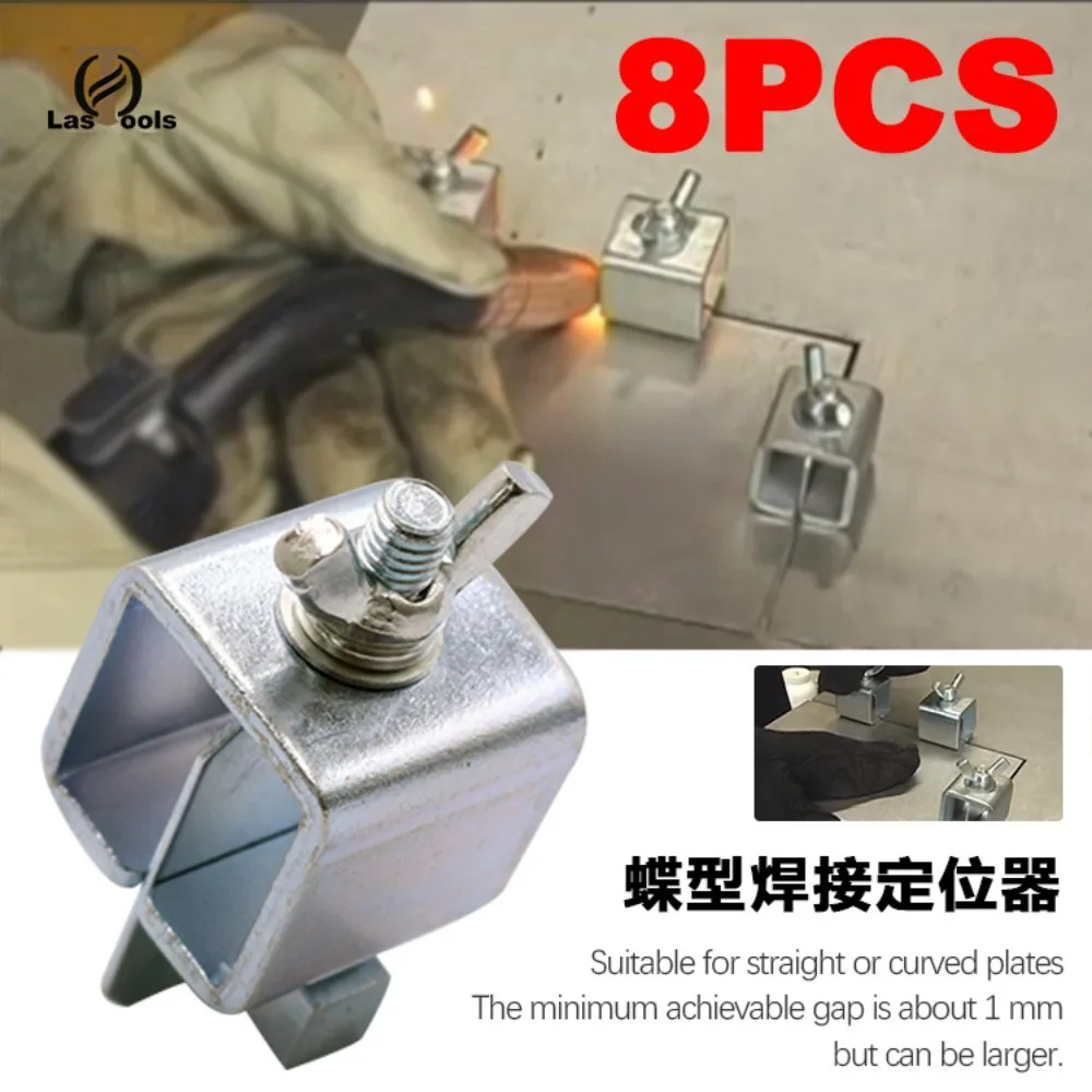

Stainless Steel Durable Repair Fixed Tool Butt Welding Clamp Welding Butterfly Clip Positioner Fixture Soldering Holder