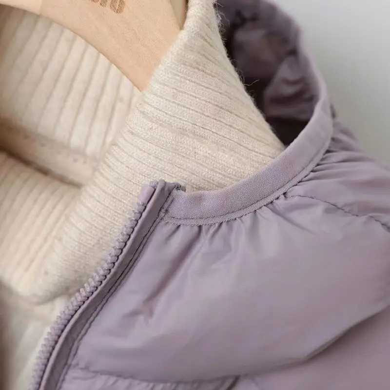 New Winter Parka Ultralight Padded Puffer Jacket For Women Coat With Hooded Outdoor Warm Lightweight Outwear With Storage Bag