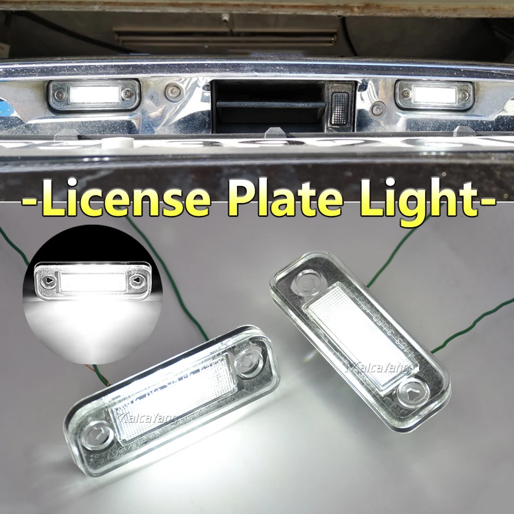 

Светодиодный номерной знак без ошибок для Mercedes-Benz C/E Class CLS SLK W203 5D W211 W219 R171, автомобильный номерной знак, лампа Canbus