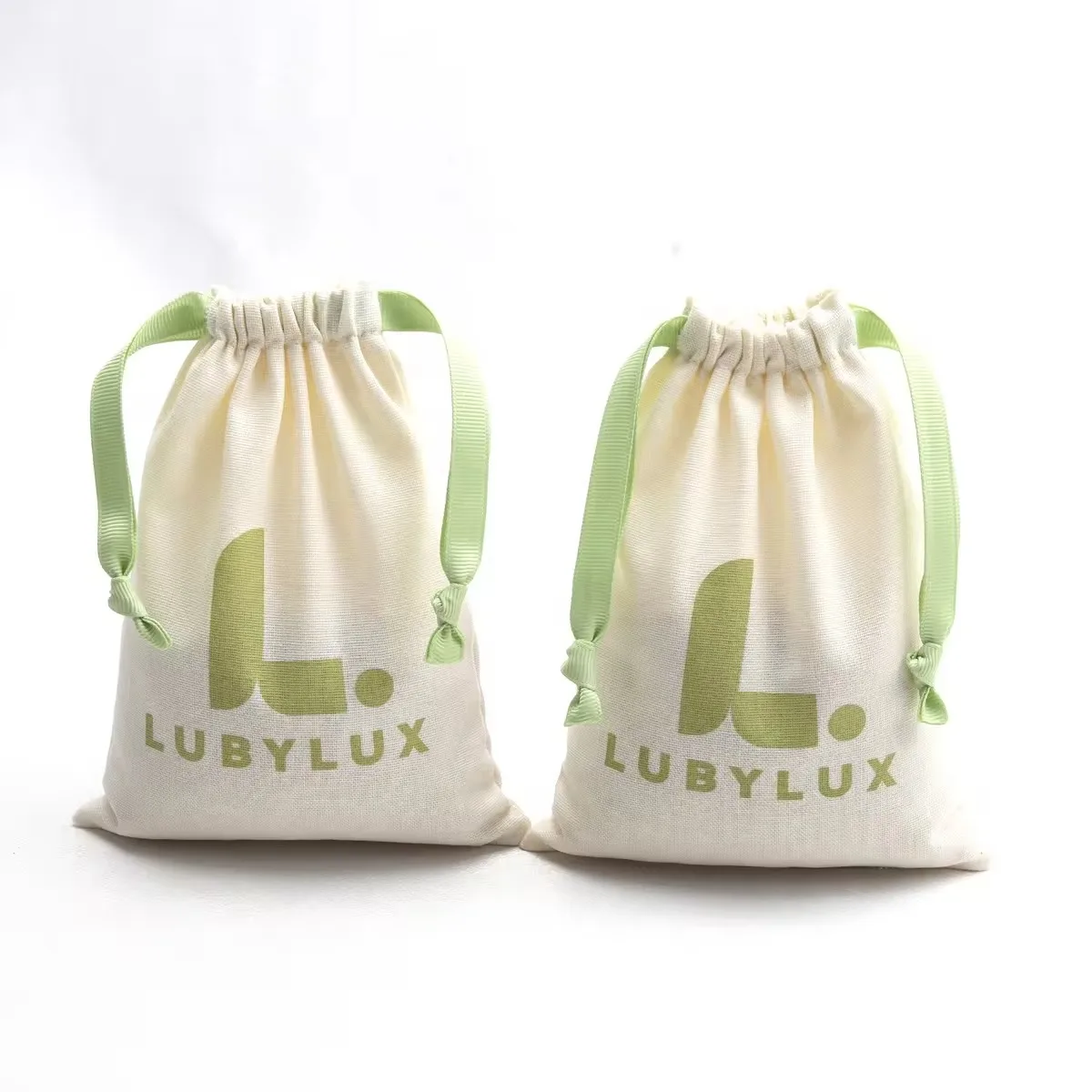 Роскошный мягкий хлопковый мешочек для ювелирных изделий с пользовательским