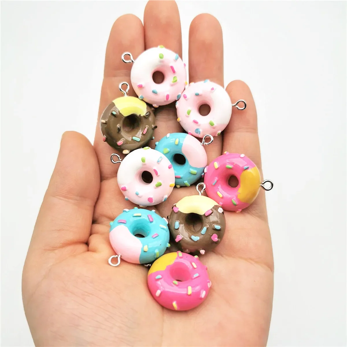 

8 шт. смоляные пончики для декора