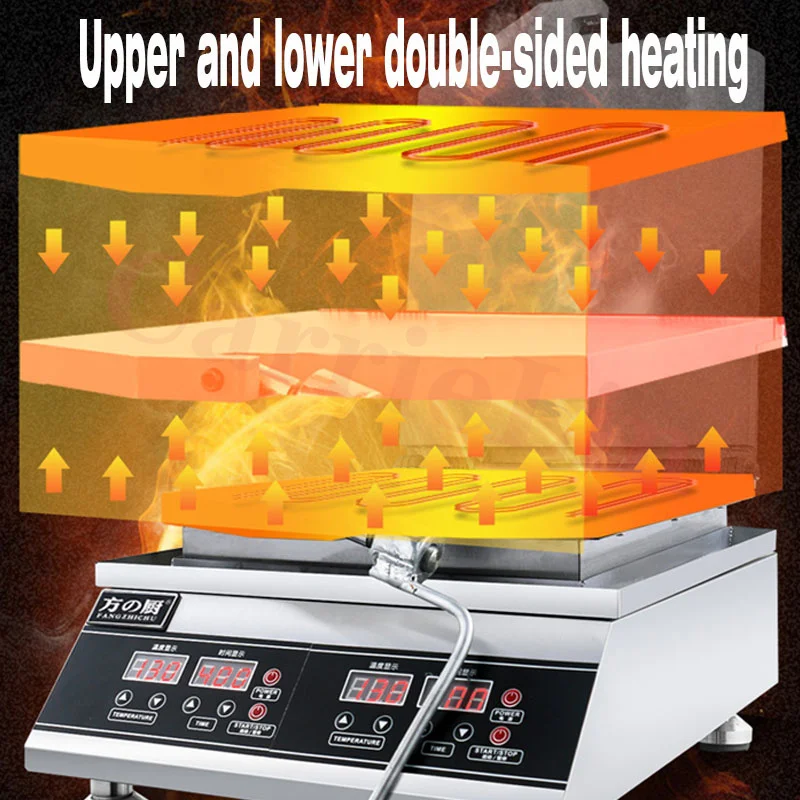 220 В 110 машина для приготовления тортов с ископаемыми краями Коммерческая Senbei