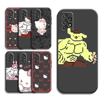 hello kitty kuromi cute phone cases for samsung galaxy a31 a32 a51 a71 a52 a72 4g 5g a11 a21s a20 a22 4g funda coque carcasa
