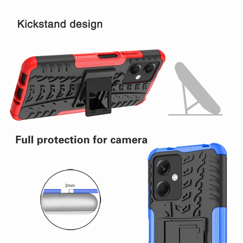 For Xiaomi POCO X5 Case Silicone Robot for POCO X5 Case Rubber Phone Holder Protective TPU POCO X5 M5 M5S Cover
