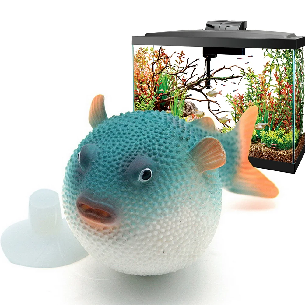 

Tank Puffer Aquarium Decorations Fake Decoration Toy Simulation Simulated Goldfish Jelly Floating Artificial Animal Stuffed Glow