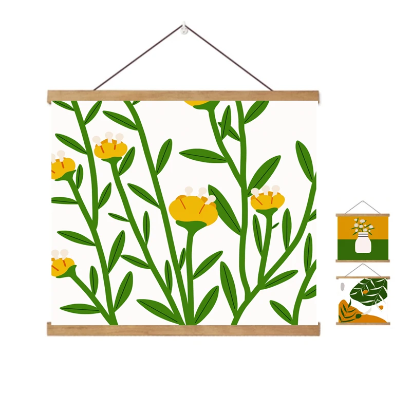 

32 MATISSE Canvas Poster Pictures for Living Room Home Decor Painting Wall Art with Solid Wood Hanging Scroll