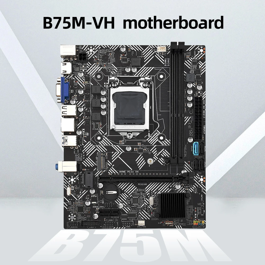 

LGA-1155CPU B75M материнская плата двухканальная 16 Гб 2 * DDR3Memory десктопная материнская плата M.2 NVME интерфейс USB3.0 SATA3.0 PCI EXPRESS 16X