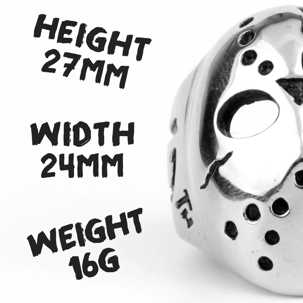 Маска-убийца для мужчин из нержавеющей стали в стиле хип-хоп | Украшения и