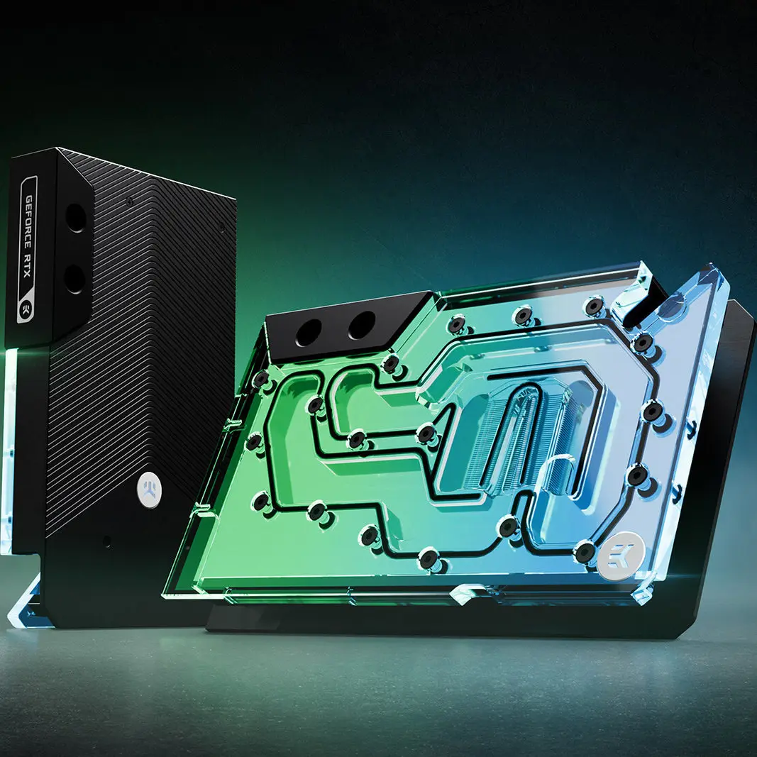 Фото Водяная система охлаждения для видеокарты EK-Quantum Vector ³ EK NVIDIA 5090FE, с разделенным отводом тепла №2