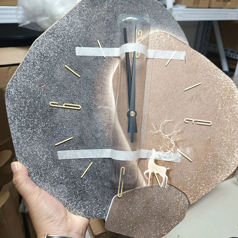 Креативные уникальные настенные часы для гостиной большие современные