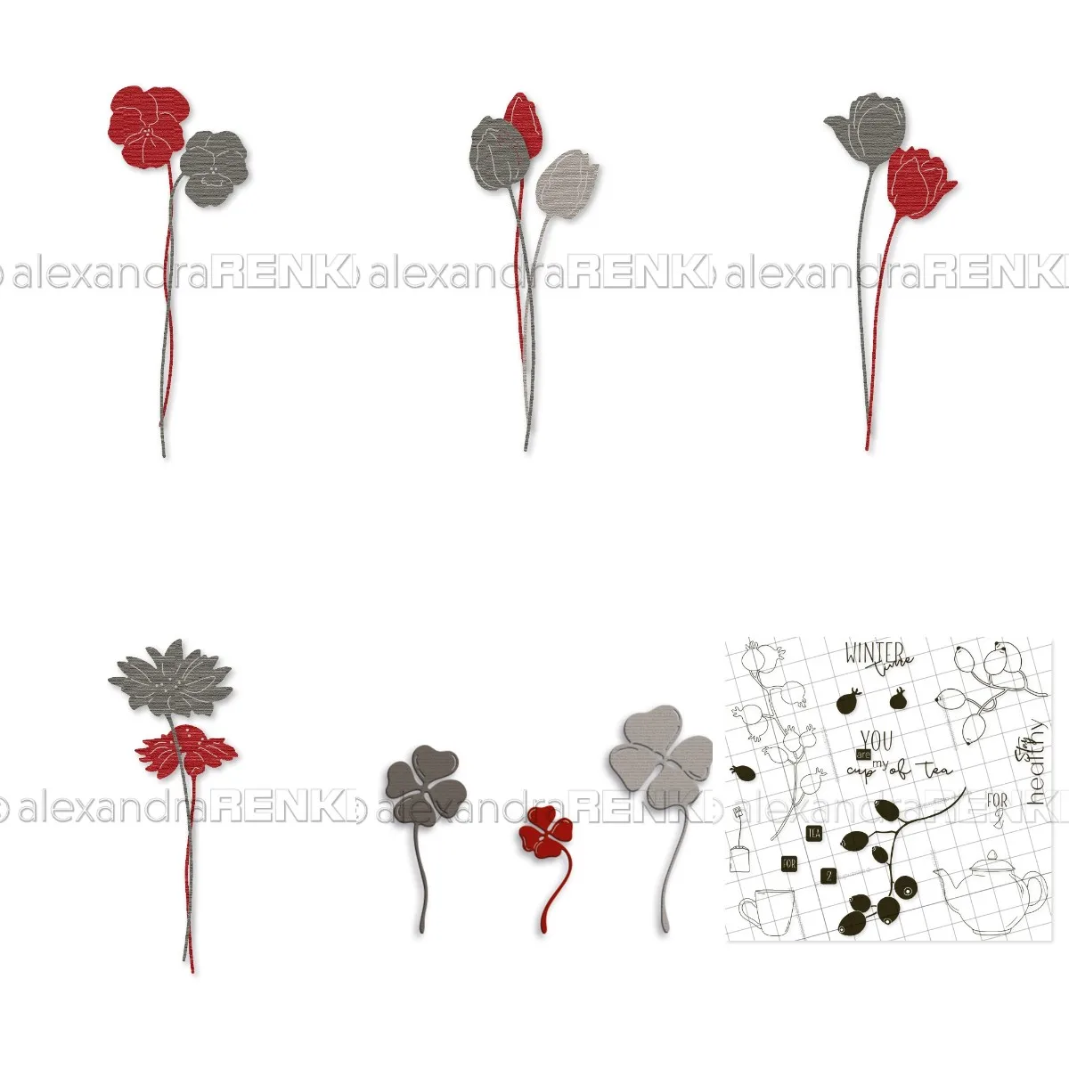 

Clover 2023 New Metal Cutting Dies Stamps Craft Embossing Make Paper Greeting Card Making Template DIY Handmade