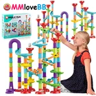 Развивающая игрушка-трек, гоночный лабиринт с шариками, трек сделай сам, строительные блоки, воронка, горка, большой конструктор