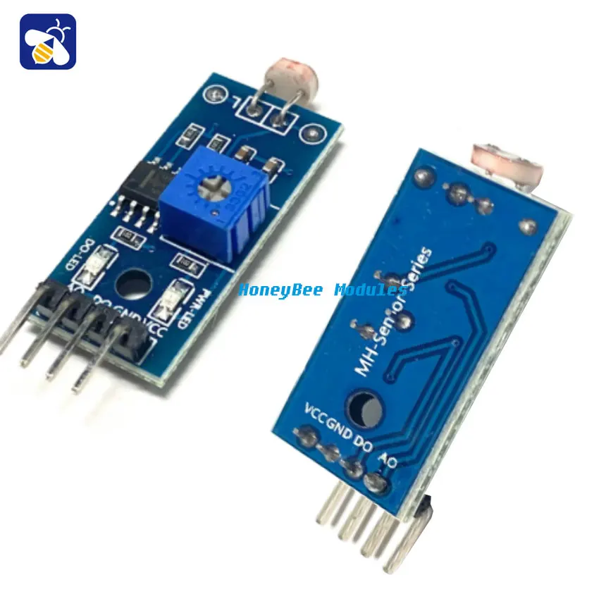 

Photoresistor sensor module luminance light photoelectric switch detection sensor light intensity detection 3 /4 pin system