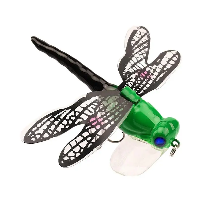 

Lure Dragonfly Fishing Baits Topwater Fishing Dragonfly Simulation Pseudo Bait With Hook Fly Fishing Fly Topwater Bait Double