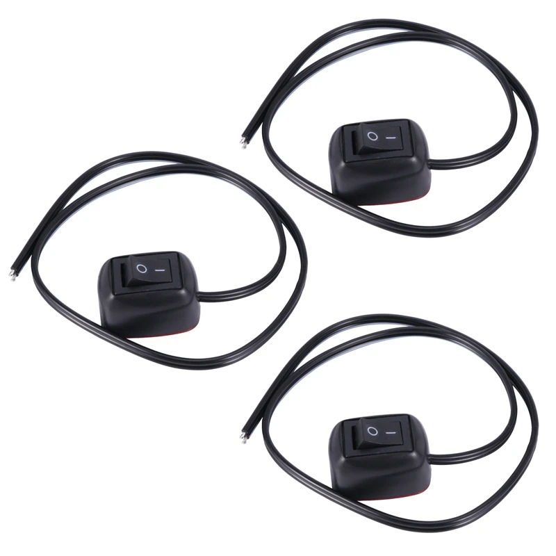 

3X Car DIY Switch Water Drop Shape Button Switch OFF/ON DC 12V For Fog Lights, DRL, LED Light Bar, Etc