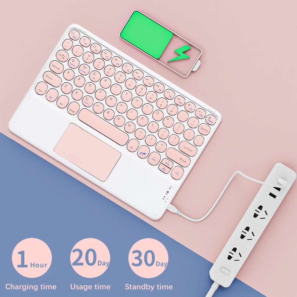 Беспроводная Bluetooth клавиатура Teclado для iPad