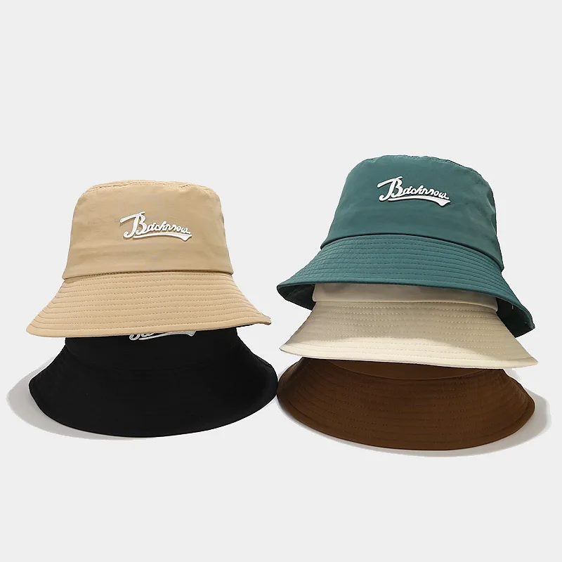 

Korean Quick-Drying Breathable Bucket Hat Men's Big Head Circumference Sun Protection Women's Outdoor Travel Shopping Bucket Hat