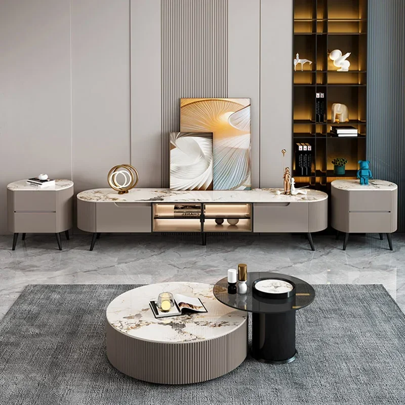 Современный дизайнерский шкаф для телевизора мебель гостиной стойка хранения