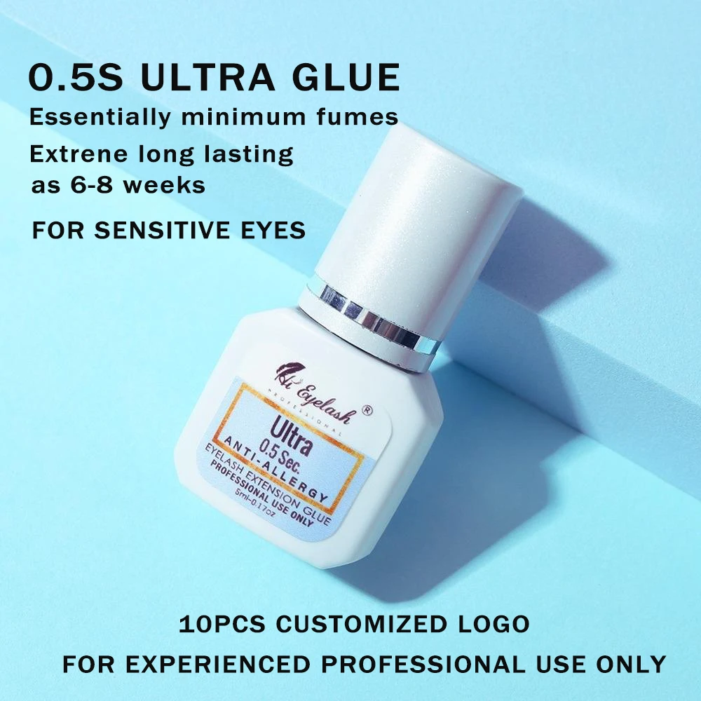 Клей для ресниц Быстросохнущий антиаллергенный водостойкий 5 мл 0 сек | Красота и