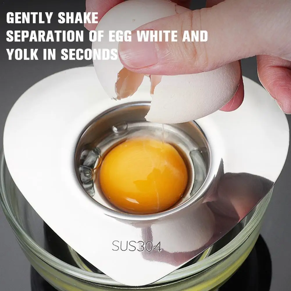 

Steel Egg White Separator Tools Eggs Yolk Kitchen Filter Gadgets Spoon Divider Egg Separating Accessories Tool Fu M1g6