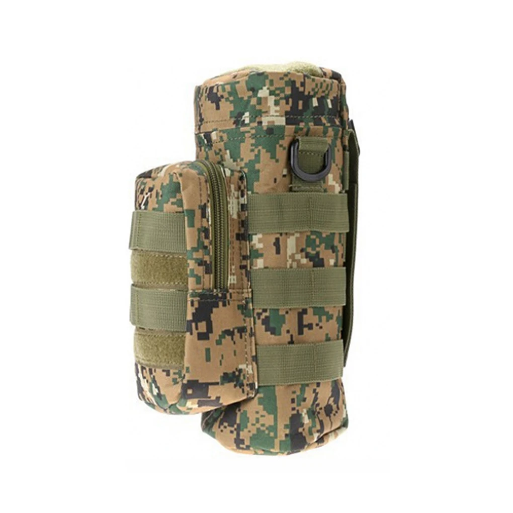 

Military Large Water Bottle Pouch Bag Holder Molle Travel Kettle Gear Waist Bag