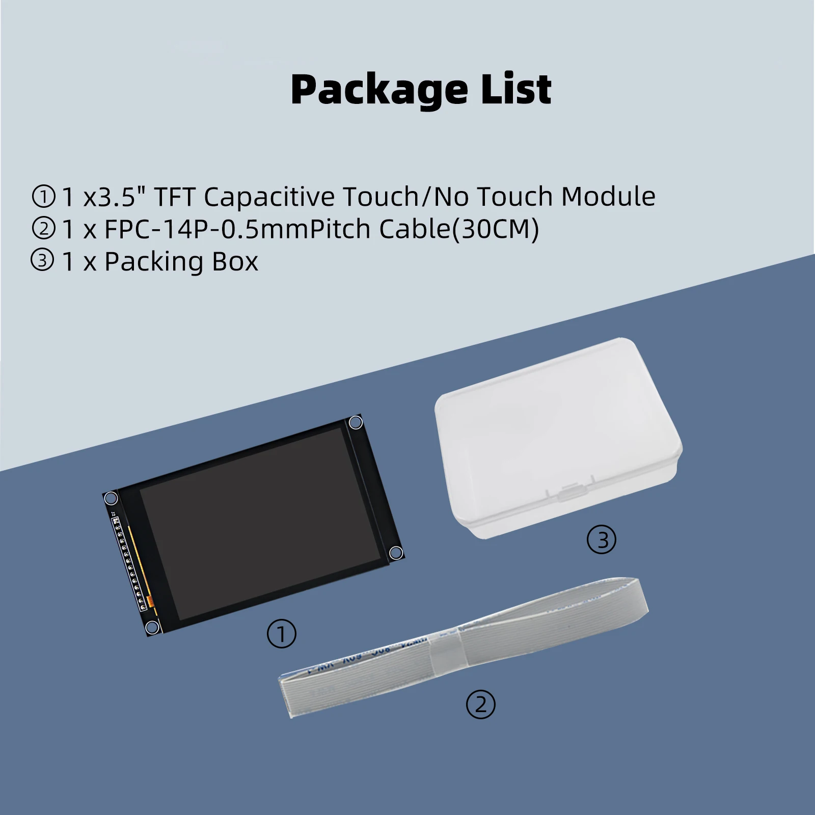 Рисунок 6 - Цветной емкостный сенсорный ЖК-экран 3