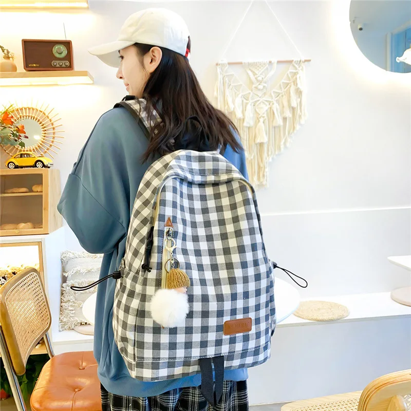 

Schoolbag Female Simple Tide Japanese Backpack Korean Campus Large Capacity High School College Backpack For Girls