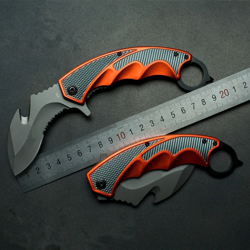 Нож в виде скорпиона складной нож из нержавеющей стали для кемпинга выживания